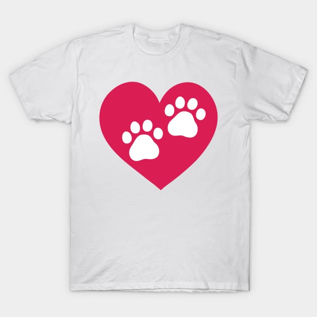 My Dog Is My Valentine T-Shirt by MichellePhong